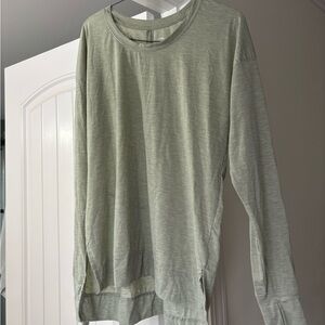 All in Motion Light Green Long Sleeve Tee